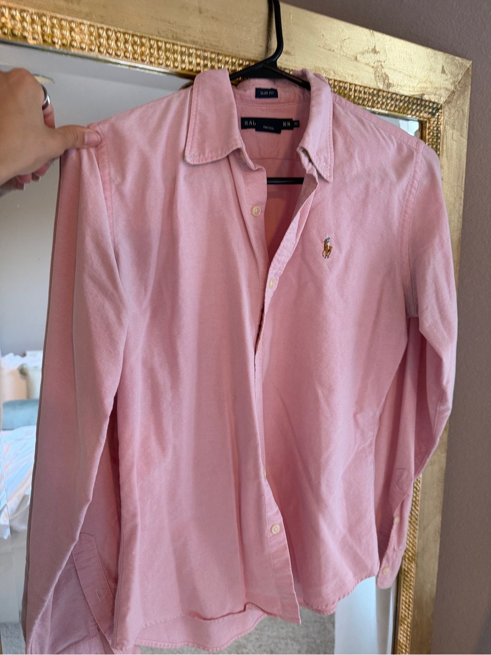 Polo by Ralph Lauren Pink Button-Down Oxford Shirt